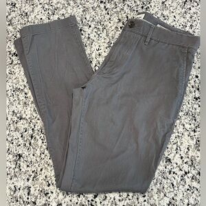 Goodfellow and Co. Men's Gray Chino Classic Casual Trousers, Waist 34 Inches